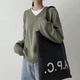 オリーブEネックニットウェア / Olive E-Neck Knitwear
