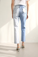 クルエラジーンズ / CREUELLA JEANS / UNBALANCE STRAIGHT DENIM PANTS