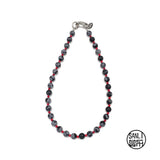 Snowflake necklace (red)