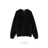 (ユニセックス) ベーシックウィンターアンゴラニット(12color)