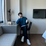モーメントオーバーサイズフィットラウンドニット / Moment Oversized Fit Round Knitwear (7 colors)