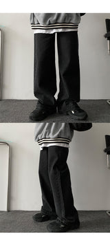 Veil denim wide pants