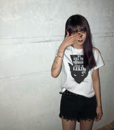 デビルキャットTシャツ/LEKIM DEVILL CAT T-SHIRT WHITE (WOMAN)