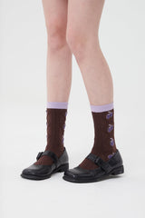 スモールチェリーパターン靴下セット／SMALL CHERRY PATTERN SOCKS SET [MULTI]