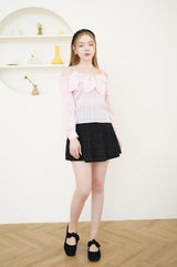 heart ring satin blouse (6688683065462)
