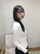 ユニスUネックスリムフィットニット