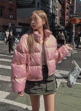 ヘイングロッシーツーウェイクロップダウンジャケット