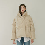 CASUAL PADDED JACKET (BEIGE) (6645974958198)