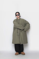 Long bomber  padded jacket