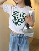 ロキシーハートクロップT