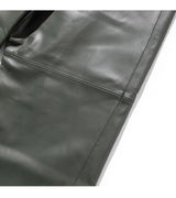 ラムスキンカーブラインパンツ/LAMSKIN CURVED LINE PANTS