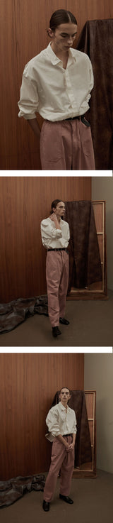 イージーオーバーサイズシャツ/EASY OVERSIZE SHIRTS [WHITE]