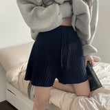 リブドドローストリングショーツ / Ribbed Drawstring Shorts