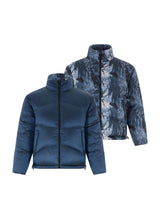 REVERSIBLE GLOSSY SHORT DOWN PUFFER