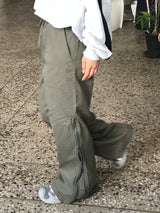 ニコルジッパーバンディングパンツ
