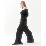 211-RIBBON SLIT SATIN PANTS (6550232072310)