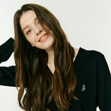 マークカーディガン/RCH mark Cardigan black