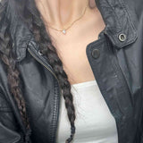 クラシックハートソリティアネックレス / Classic Heart Solitaire Necklace (GOLD)