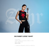 ビックラビットルーズTシャツ / YELLOW BIG RABBIT LOOSE T-SHIRT