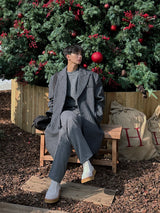 ASCLO Power Shoulder Stripe Coat (2color)