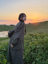 (UNISEX) f/wロングトレンチフィールドジャンパー