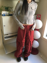Yells Balloon Maxi Cotton Cargo Pants
