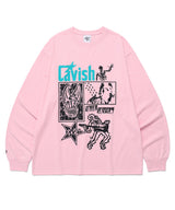 ライトニングスケルトンLS Tシャツ ピンク(CV2ESUT553A)