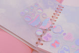 Bubble Bath seal sticker (2 set)