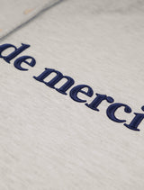 Women's Crop Classic Logo Embo Embroidery HeavyTerry HenryNeck Oatmeal(FCD3TS708W)