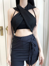 ストラップショートレギンススカ－ト/850. Strap short leggings sk (2color)