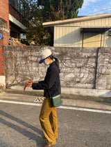 ミューズ ウールカラーショートコート