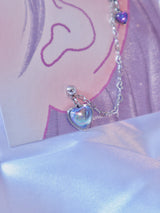 heart chain piercing