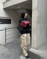 (Unisex) String cargo pants