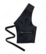 レイヤードレザーベスト / NB Layered Leather Vest