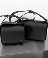 コーナースティッチペーブクロスバッグ / [M size]coner stitch pave cross bag