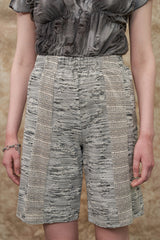 [22S] MIXED KNIT PANTS