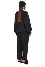 [IPT002-1] SIGNATURE GRAPHIC JOGGER PANTS BLACK