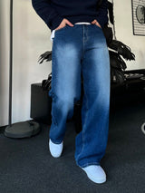 ハッシーブラシワイドデニムパンツ / HACCY BRUSH WIDE DENIM PANTS(ONE COLOR)