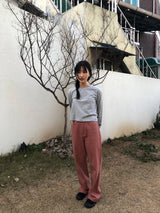 ドライローズセミワイドパンツ