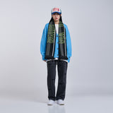 BASIC LOGO STRIPE MUFFLER WINE