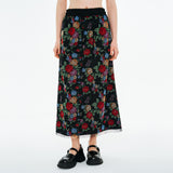 サマーメッシュスウェットスカート / Summer Mesh Sweat Skirt [Black Rose]