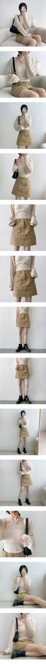 ルーピーホルターネック, ボレロカーディガンセット / Loopy Halterneck, Volero Cardigan Set
