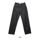 バウノンフェードローペーパーワイドデニム / Bow Non-Fade Raw Paper Wide Denim (3 colors)