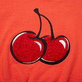 キルシービッグチェリーブークレクロップ丈トレーナー／BIG CHERRY SWEATSHIRT KA [PINK] (6656308412534)