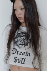 ローズプリント長袖Tシャツ / Rose Print t (3 colors)