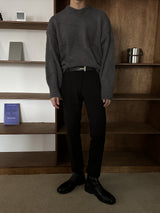 ASCLO Wool Slim Slacks (3color)