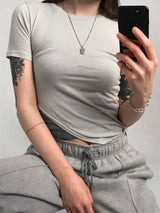 check pattern necklace