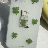 ラッキーサムココキャットフォーンケース / Lucky some coco cat phone case