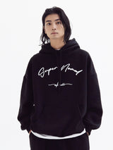 スーパーノーマルバルーンオーバーフリースフーディー(black)