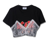 ADCレースクロップTシャツ / TOP(9325) ADC Race Crop Tee